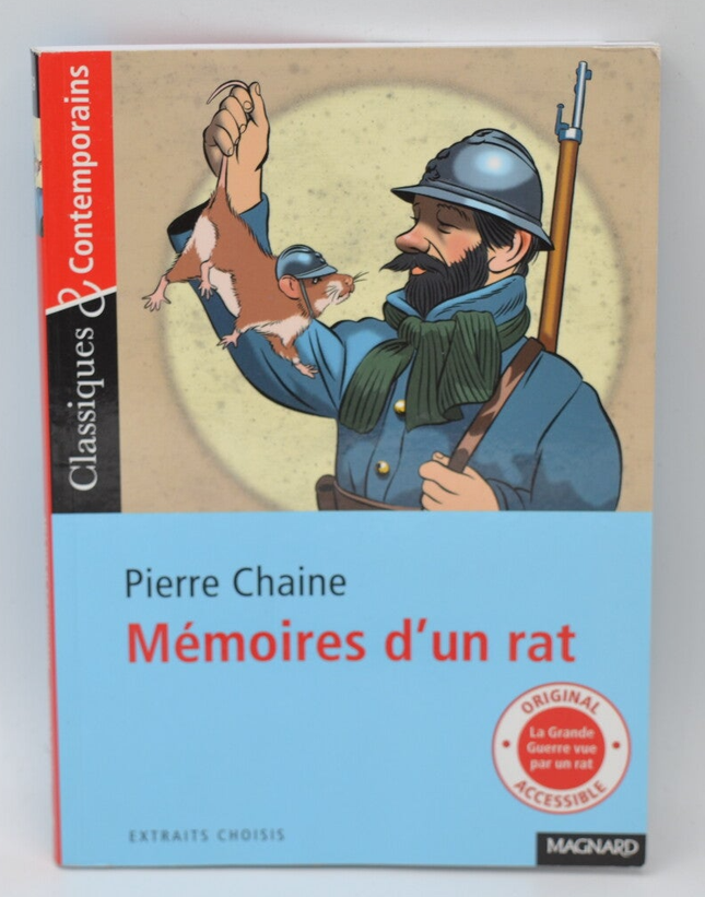 Mémoires d'un rat - Pierre Chaine - 2020 - livre