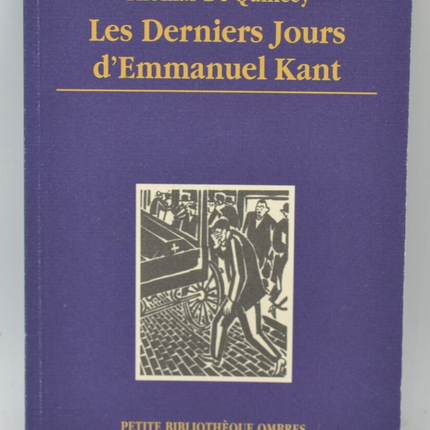 Die letzten Tage von Immanuel Kant - Thomas de Quincey - 1995 - Buch