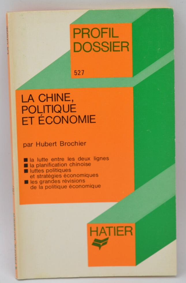 China Politics and Economy - Hubert Brochier - 1983 - book