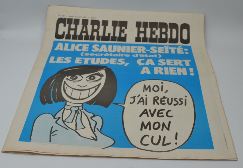 Charlie Hebdo N° 283 - Alice Saunier-Seïte - 15-04-1976 - livre magazine