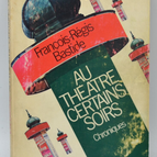 An manchen Abenden im Theater - François-Régis Bastide - 1972 - Buch