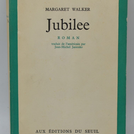 Jubilée - Margaret Walker - 1968 - livre