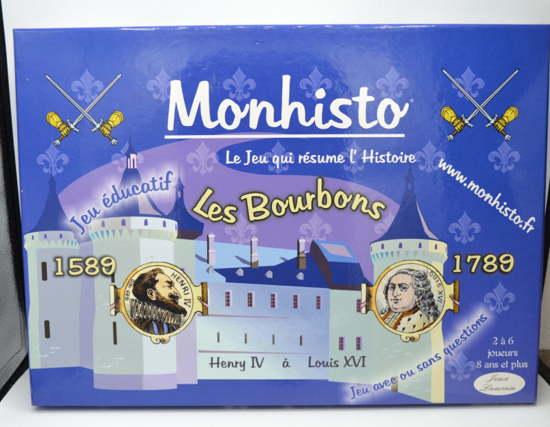 Monhisto the game that sums up the history of the Bourbons - board game