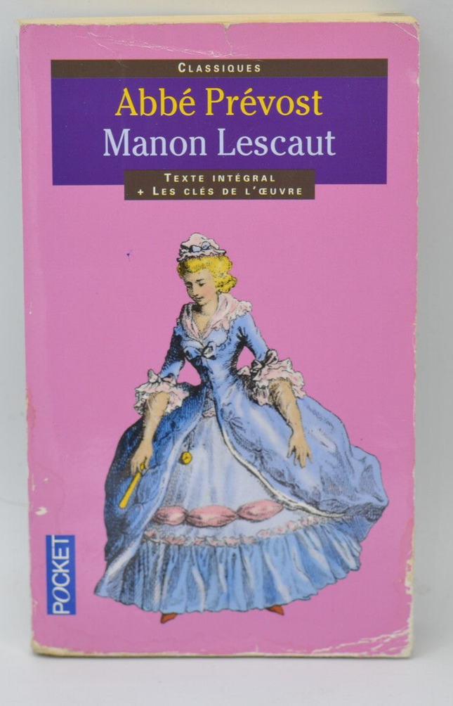 Histoire du chevalier Des Grieux et de Manon Lescaut - Abbé Prévost - 1990 - livre