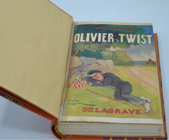 Olivier Twist - Bibliothèque Juventa - Charles Dickens - 1935 - livre