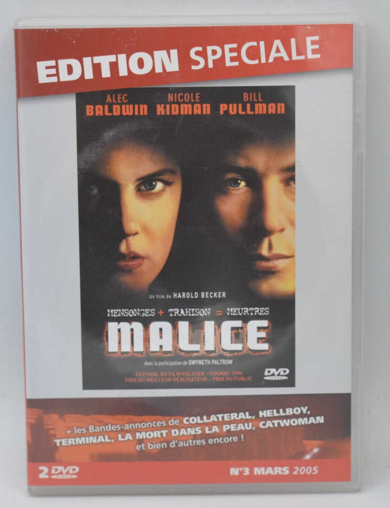 Malice – Harold Becker – Alec Baldwin – Nicole Kidman – Thriller – DVD