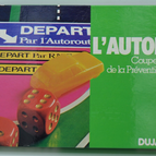 L'autoroute Coupe d'or de la prévention routière - jeu de société