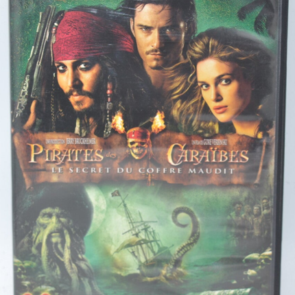 pirates des caraïbes - le secret du coffre maudit - Johnny Depp - DVD - aventure