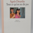 Tout ce qu'on ne dit pas - Agnès Desarthe - 1992 - livre