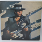 And double trouble Texas Flood Stevie Ray Vaughan - disque vinyle 33 tours