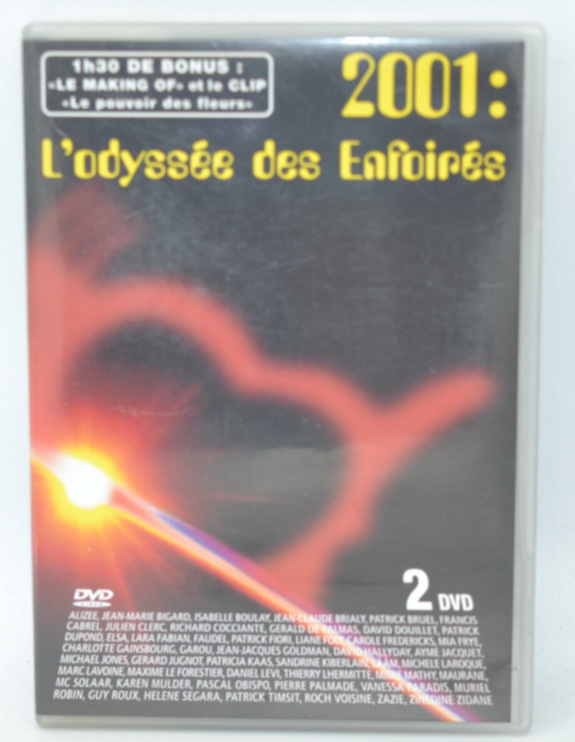 2001 - L'Odyssée des Enfoirés 2 Dvd - Les Enfoirés - DVD