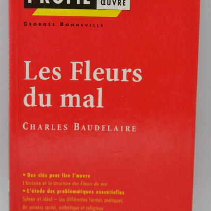 Les fleurs du mal - Charles Baudelaire - 2003 - livre - profil