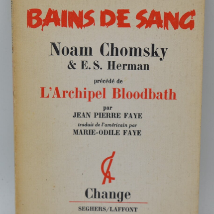 Bloodbath - Noam Chomsky - 1975 - book