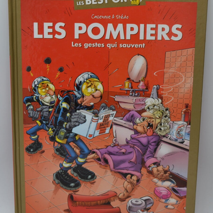 Les Pompiers Les Gestes Qui Sauvent - Christophe Cazenove - 2011 - livre - BD