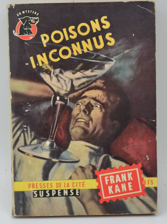 Poisons inconnus - Frank Kane - 1957 - livre