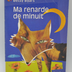 Ma renarde de minuit - Betsy Byars - 1999 - livre