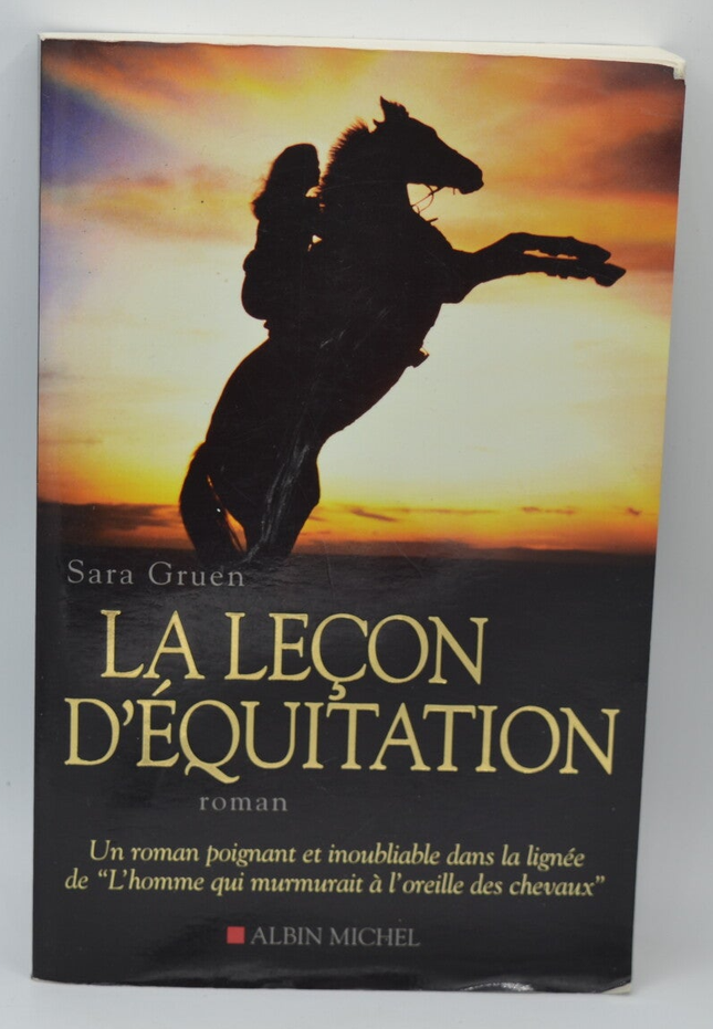La leçon d'équitation - Sara Gruen - 2005 - livre