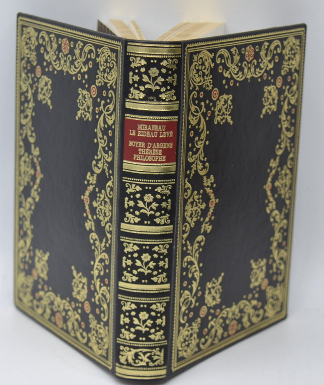 Le rideau levé ou l'éducation de Laure Thérèse philosophe - Mirabeau Marquis Boyer d'Argens - 1978 - livre