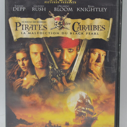 Pirates des Caraïbes La malédiction du Black Pearl - Johnny Depp - dvd fantastique