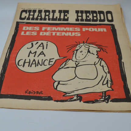 Charlie Hebdo No. 61 - Women for Prisoners - 01-17-1972 - magazine book