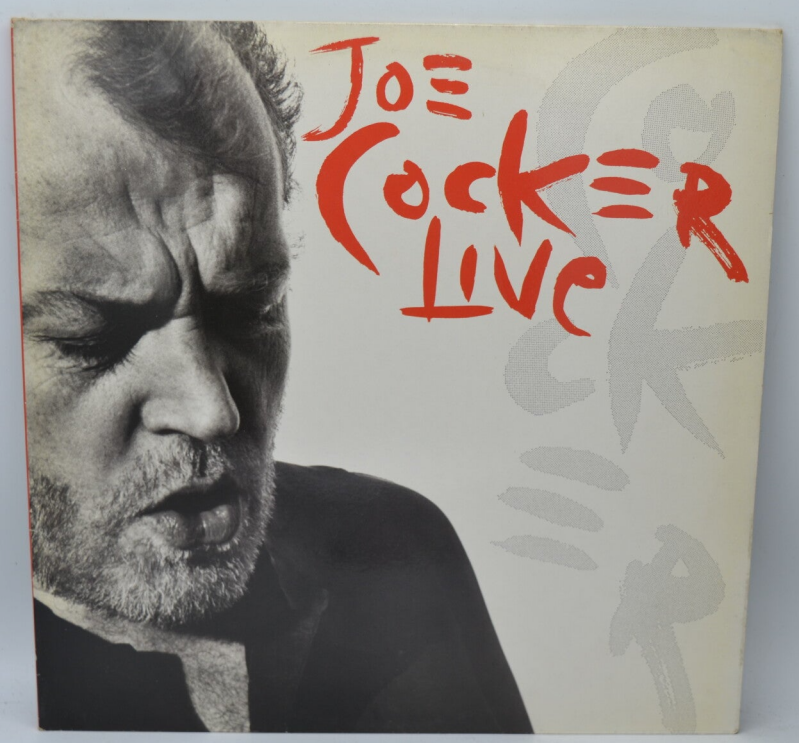 Live 1990 Joe Cocker - 33 U/min Vinyl-Schallplatte