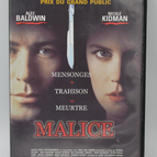 Malice – Alec Baldwin – DVD – Thriller