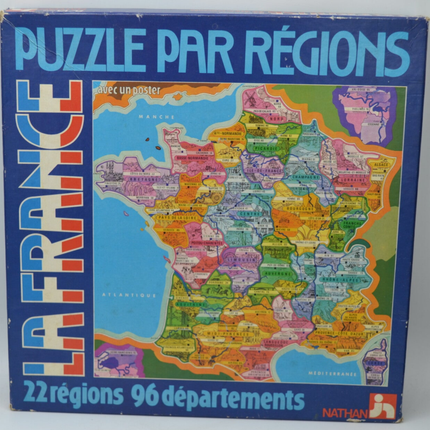 France by Region Puzzle - Puzzle Board Game