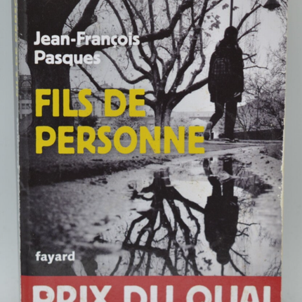 Fils de personne - Jean-François Pasques - livre