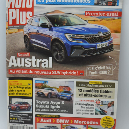 Austral premier essai - Auto plus - n°1779 - A. 2022 - revue - voiture