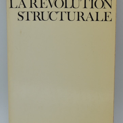 La révolution structurale - Jean-Marie Benoist - 1975 - livre