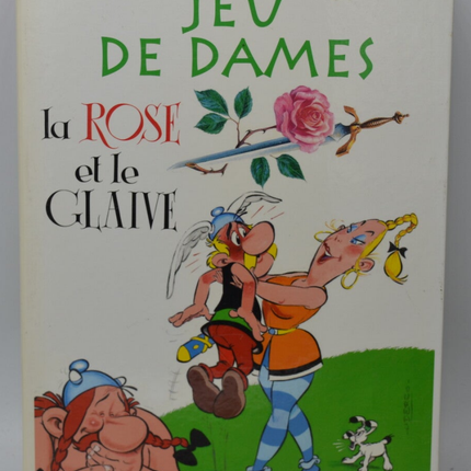 Asterix Checkers Game: The Rose and the Sword - Board Game