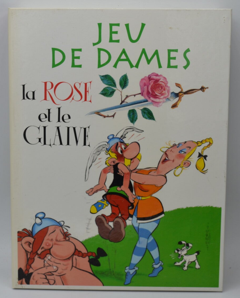 Asterix Checkers Game: The Rose and the Sword - Board Game