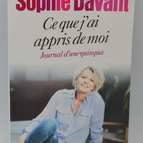 Was ich über mich selbst gelernt habe: Tagebuch einer Frau in den Fünfzigern – Sophie Davant – 2015 – Buch