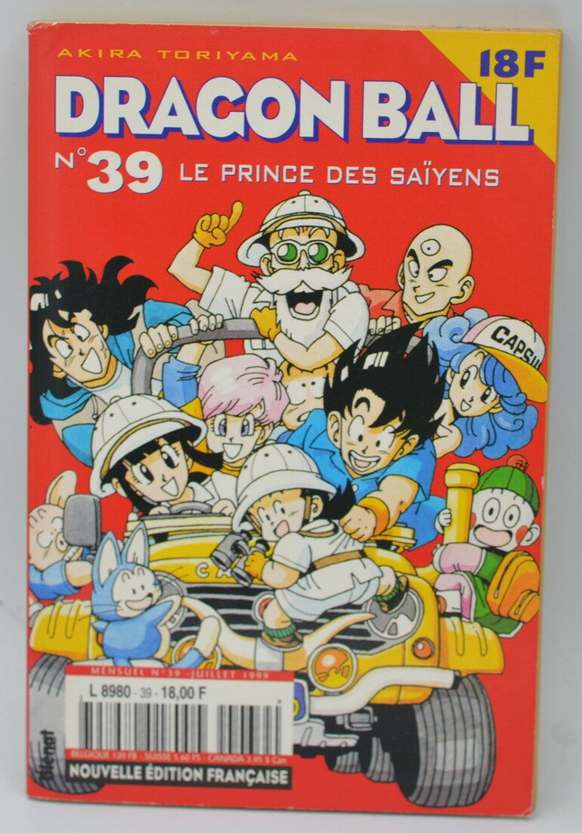 Le prince des Saïyens - tome 39 - Dragon Ball - Akira Toriyama - 1999 - livre Manga