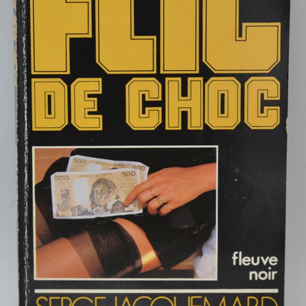 For the Skin of a Judge - Volume 15 - 1983 - Shock Cop - Fleuve noir - Serge Jacquemard - book