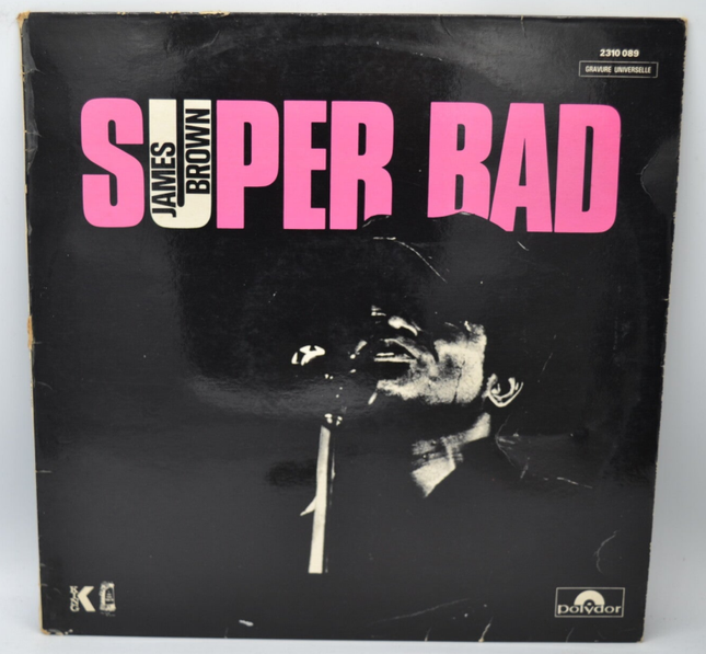 Super Bad James Brown - 33 rpm vinyl record