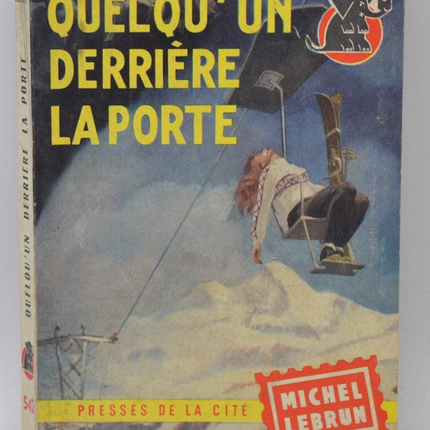 Jemand hinter der Tür - Michel Lebrun - 1960 - Buch
