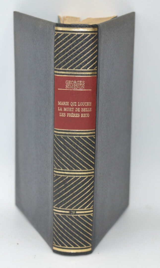 Marie Qui Louche - La Mort De Belle - Les Frères Rico - Oeuvres Complètes - Tome 29 - Georges Simenon - 1969 - livre