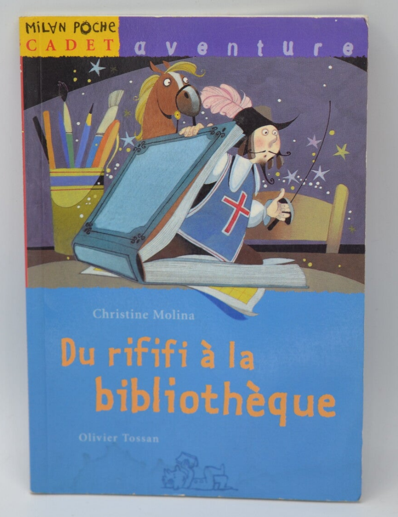 Du rififi à la bibliothèque - Olivier Tossan - 2001 - livre