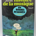 Histoire de la musique en bandes dessinées tome 2 - Bernard Deyriès - 1979 - livre - BD