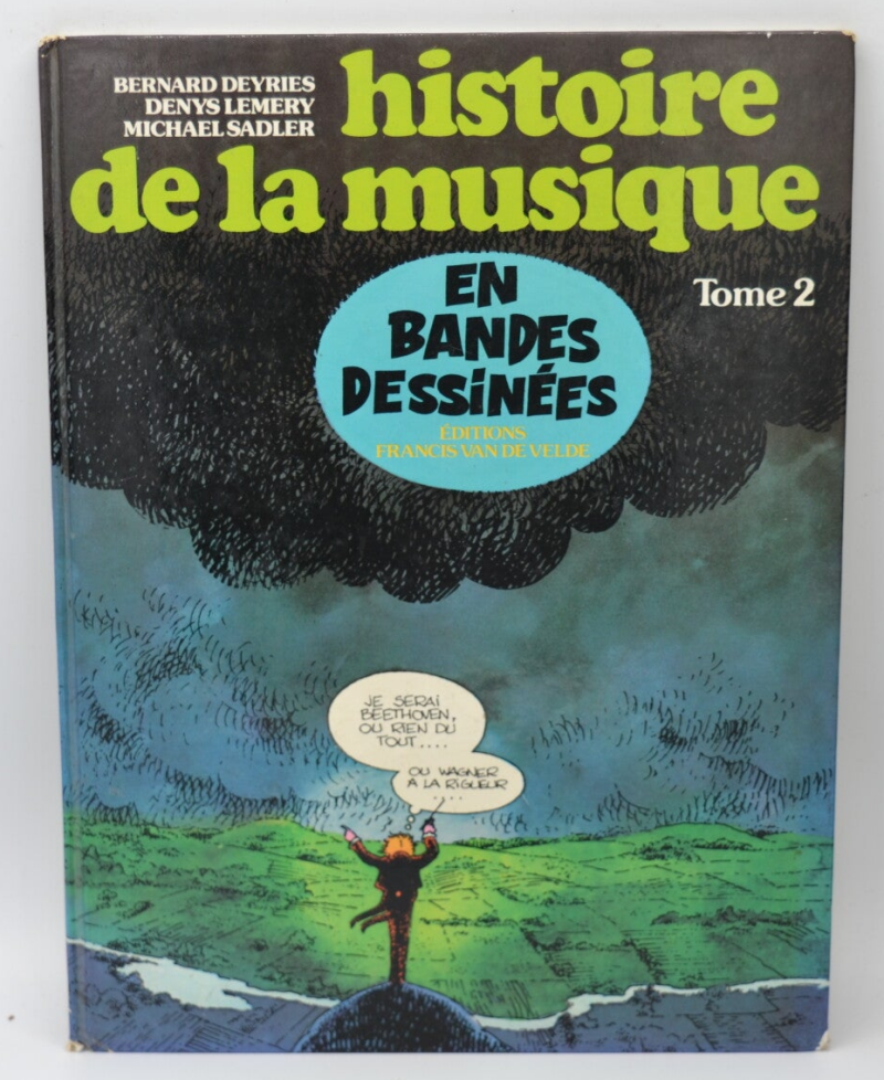 Histoire de la musique en bandes dessinées tome 2 - Bernard Deyriès - 1979 - livre - BD