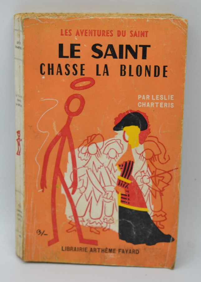 Le saint chasse la blonde - Leslie Charteris - 1956 - livre