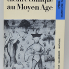 Théâtre comique, Moyen-Âge - Jean Frappier - 1983 - livre