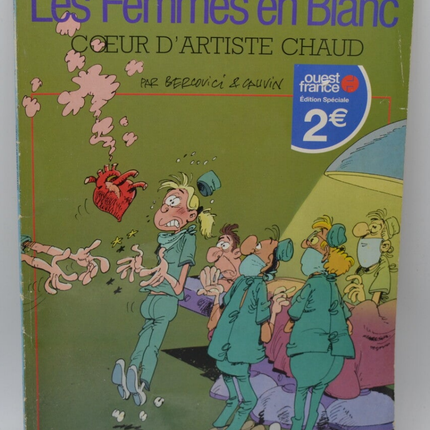 Les Femmes En Blanc Tome 12 Coeur D'artiste Chaud - Cauvin Bercovici - livre BD