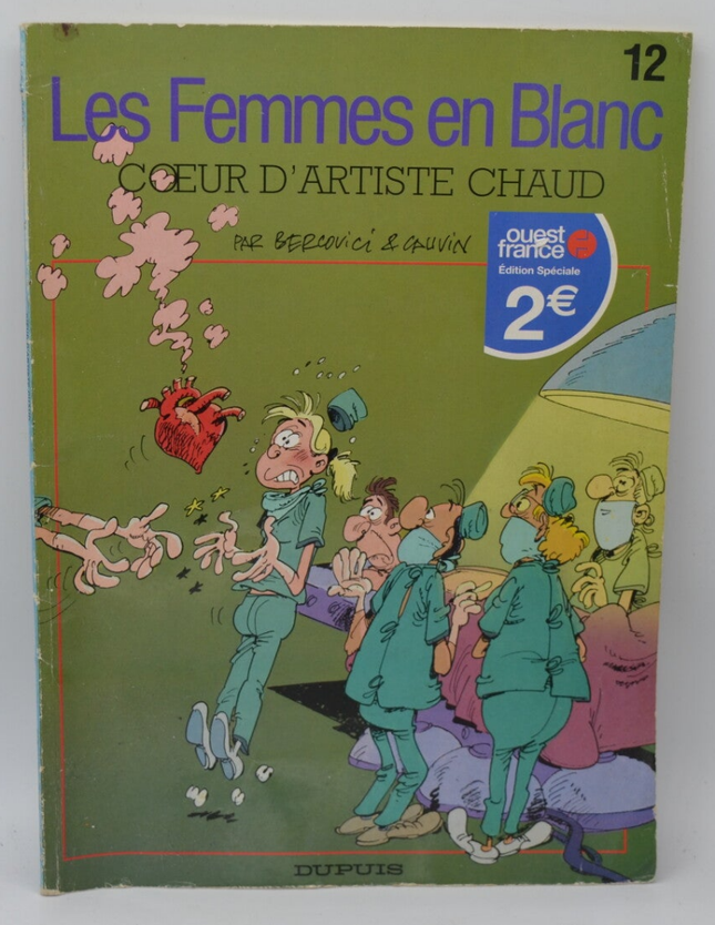 Women in White Volume 12 Warm Artist's Heart - Cauvin Bercovici - 1994 - comic book
