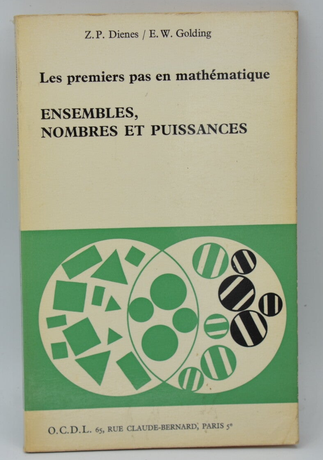 Erste Schritte in der Mathematik, Mengen, Zahlen und Potenzen - ZP Dienes - 1966 - Buch