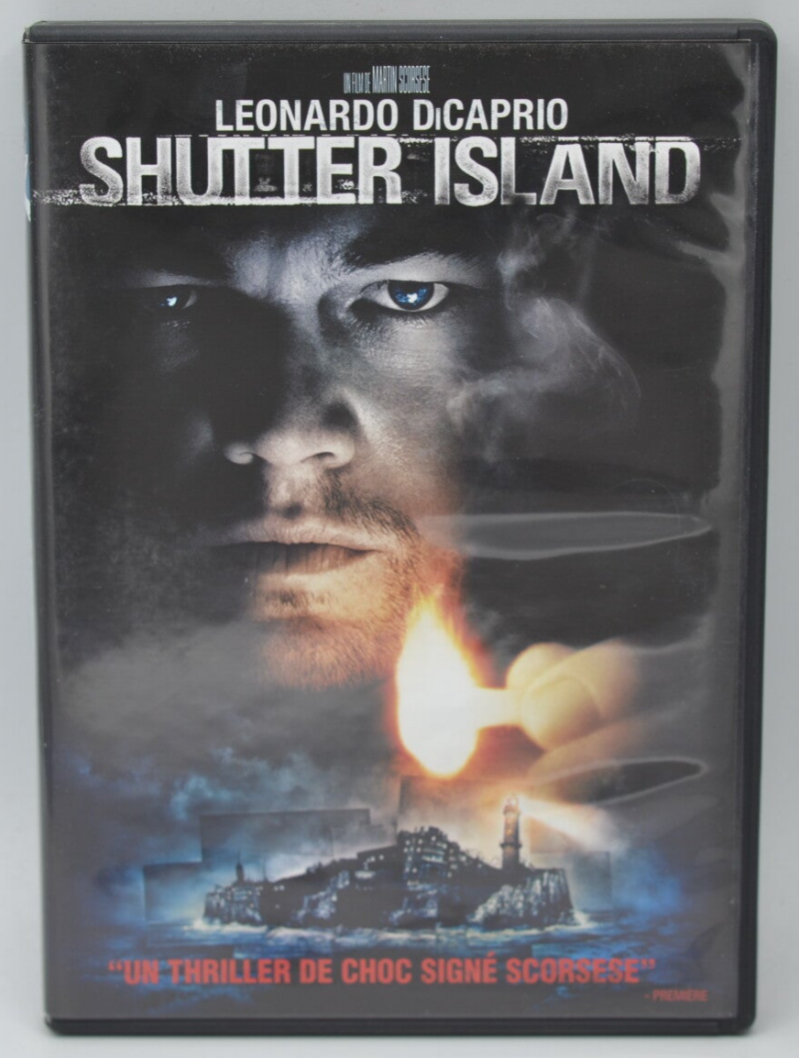 Shutter Island - Leonardo DiCaprio - Ben Kingsley - Scorsese DVD thriller