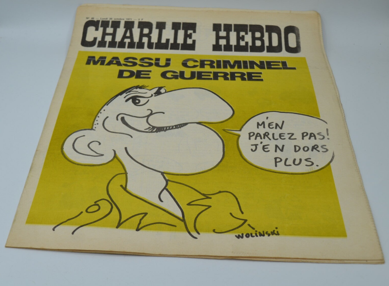 Charlie Hebdo N° 49 - Massu Criminel De Guerre - 25-10-1971 - livre magazine