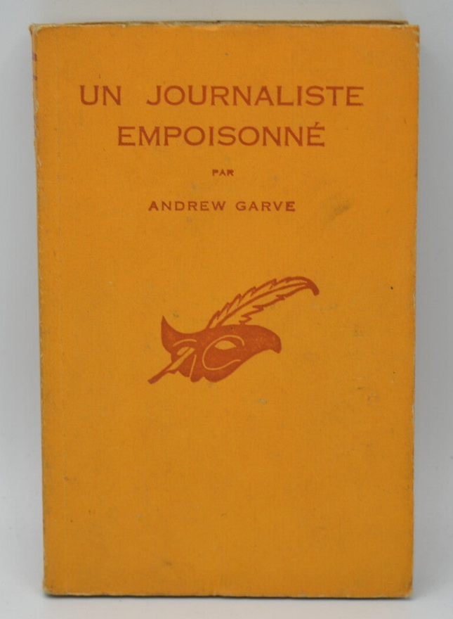 Un journaliste empoisonné - Andrew Garve - 1955 - livre