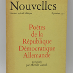 Poètes de la république démocratique allemande spécial bilingue - Mireille Gansel - 1971 - livre